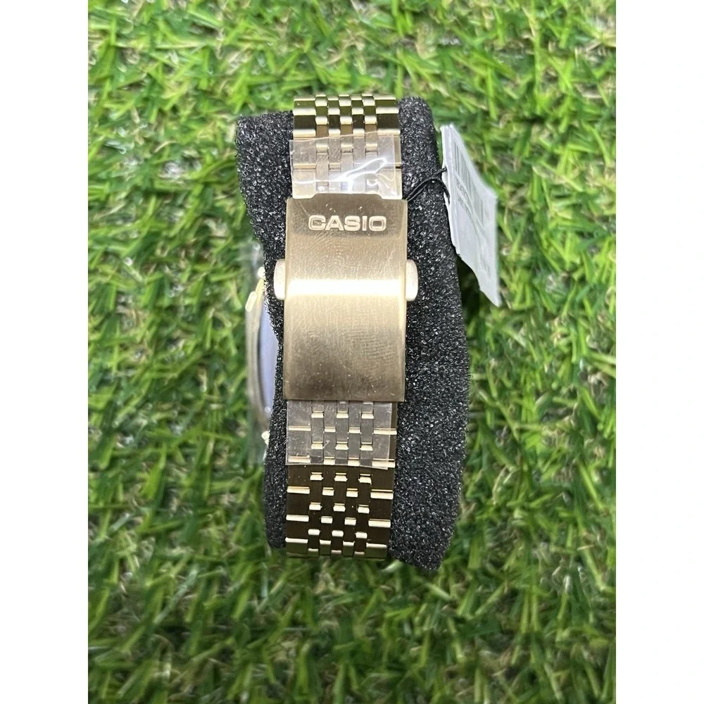 Casio Vintage Digital Stainless Steel Casual Quartz A1100G-5VT Gold Unisex Watch